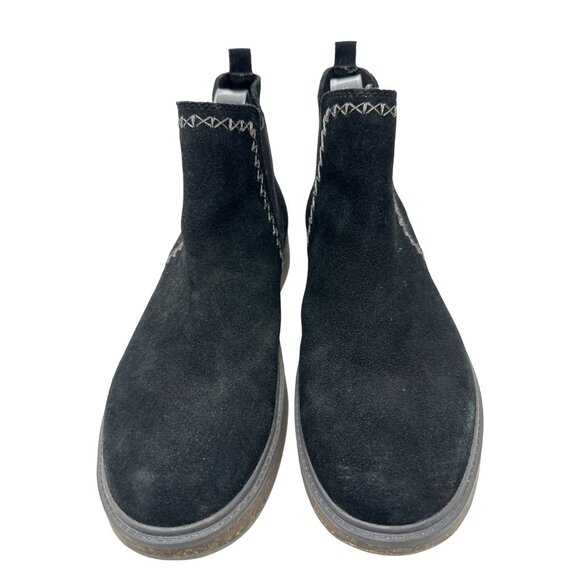 Earth Elements Avens Black Suede Chelsea Boots Size 12 - Picture 6 of 13